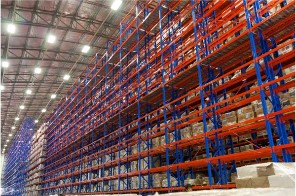 Example of a typical California Warehouse needing a High Piled Storage Permit